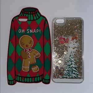 Bundle of Christmas iPhone 6/6s cases